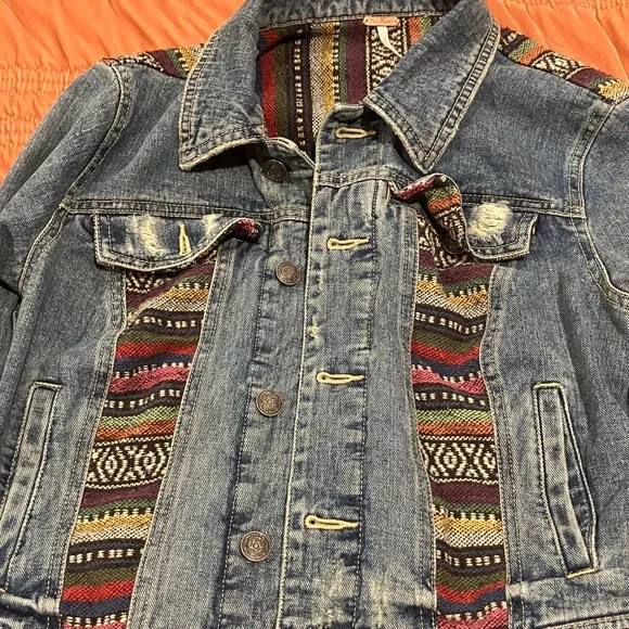 Vintage free people denim jacket XS - Picture 2 of 4